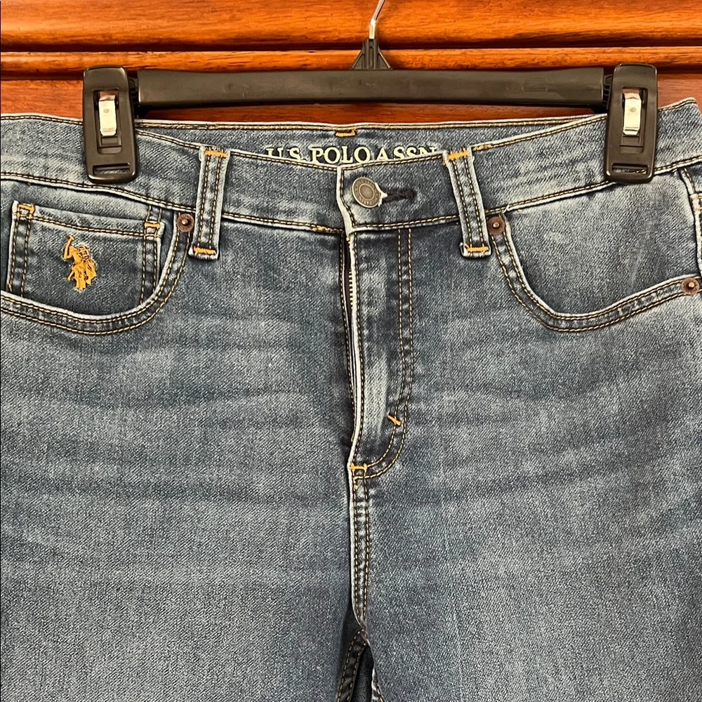 U.S. Polo Assn. Boy’s  Denim and Cream Jeans